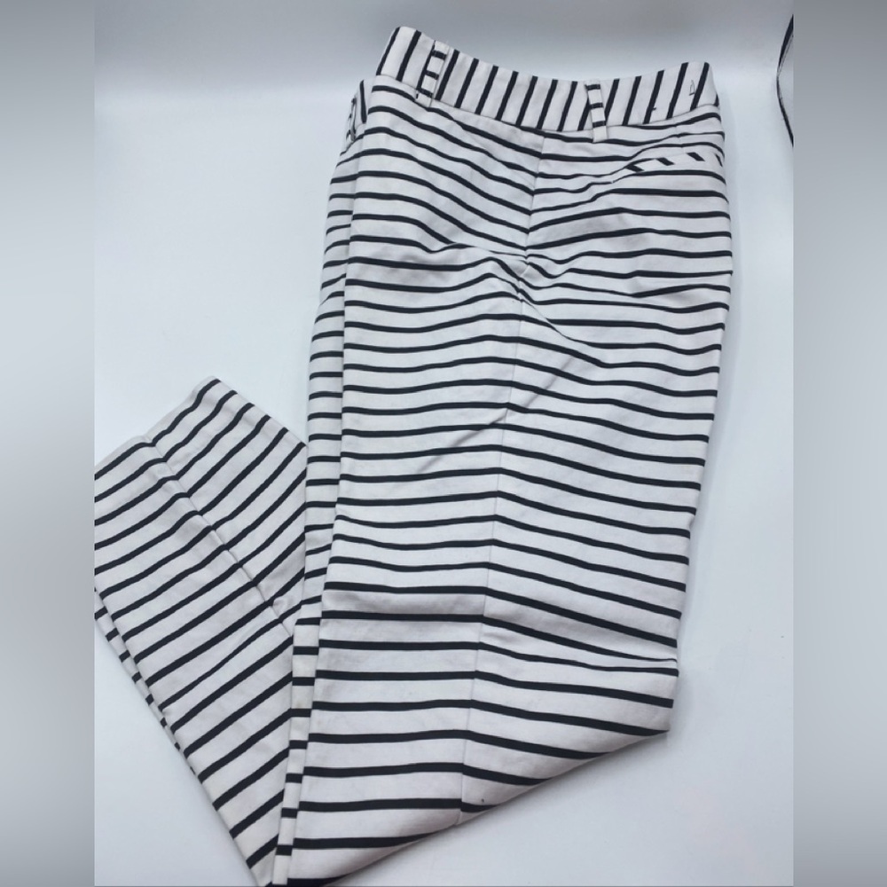 Express Black & White Striped Pants